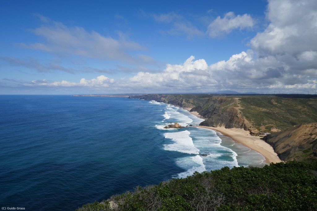 View of the beaches of Castelejo and Cordoama